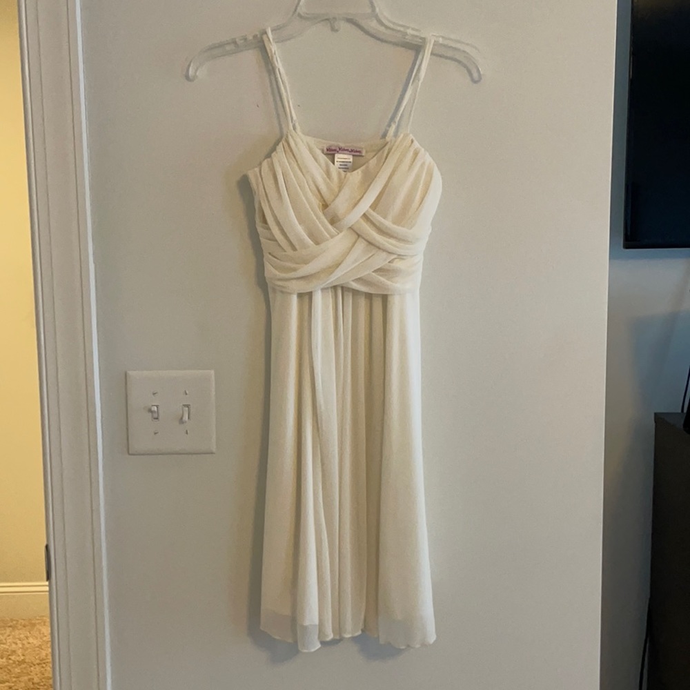 White. Bridal Shower Dress. Size Small. Never worn